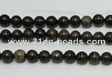 CZJ01 16 inches 4mm round zebra jasper gemstone beads Wholesale