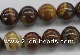 CZJ172 15.5 inches 12mm round iron zebra jasper beads wholesale