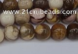 CZJ271 15.5 inches 6mm round zebra jasper beads wholesale