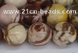 CZJ274 15.5 inches 12mm round zebra jasper beads wholesale