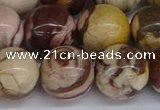 CZJ275 15.5 inches 14mm round zebra jasper beads wholesale