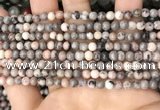 CZJ296 15.5 inches 4mm round pink zebra jasper beads wholesale