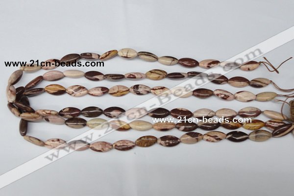 CZJ353 15.5 inches 8*16mm marquise zebra jasper beads wholesale