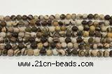 CZJ420 15.5 inches 4mm round Australian zebra jasper beads wholesale