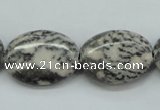 CZJ78 15.5 inches 18*25mm oval zebra jasper gemstone beads