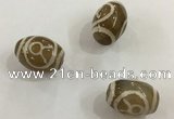 DZI301 10*14mm drum tibetan agate dzi beads wholesale