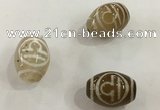 DZI302 10*14mm drum tibetan agate dzi beads wholesale