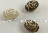 DZI306 10*14mm drum tibetan agate dzi beads wholesale