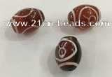 DZI320 10*14mm drum tibetan agate dzi beads wholesale