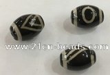 DZI327 10*14mm drum tibetan agate dzi beads wholesale