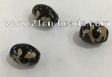 DZI340 10*14mm drum tibetan agate dzi beads wholesale