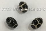 DZI350 10*14mm drum tibetan agate dzi beads wholesale