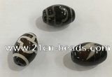 DZI359 10*14mm drum tibetan agate dzi beads wholesale