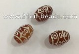 DZI394 10*14mm drum tibetan agate dzi beads wholesale