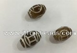 DZI401 10*14mm drum tibetan agate dzi beads wholesale