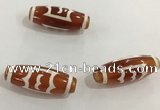 DZI448 10*30mm drum tibetan agate dzi beads wholesale