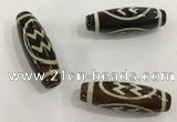 DZI462 10*30mm drum tibetan agate dzi beads wholesale