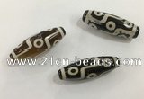 DZI475 10*30mm drum tibetan agate dzi beads wholesale