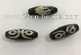 DZI493 10*30mm drum tibetan agate dzi beads wholesale