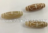 DZI504 10*30mm drum tibetan agate dzi beads wholesale