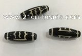 DZI513 10*30mm drum tibetan agate dzi beads wholesale