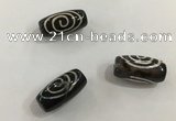 DZI526 10*20mm drum tibetan agate dzi beads wholesale