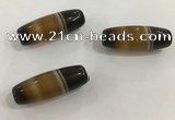 DZI530 10*28mm drum tibetan agate dzi beads wholesale