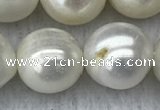 FWP131 15 inches 12mm - 13mm potato white freshwater pearl strands