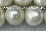 FWP132 15 inches 12mm - 13mm potato white freshwater pearl strands