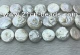 FWP381 15 inches 18mm - 20mm coin freshwater pearl beads