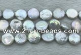 FWP393 15 inches 14mm - 16mm coin freshwater pearl beads