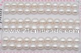 FWP459 half-drilled 7.5-8mm bread freshwater pearl beads