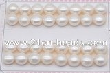 FWP465 half-drilled 10.5-11mm bread freshwater pearl beads