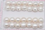 FWP467 half-drilled 11.5-12mm bread freshwater pearl beads