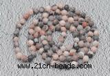 GMN111 Hand-knotted 6mm pink zebra jasper 108 beads mala necklaces