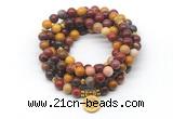 GMN7033 8mm mookaite 108 mala beads wrap bracelet necklace