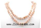 GMN8027 18 - 36 inches 8mm, 10mm sunstone 54, 108 beads mala necklaces
