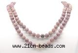 GMN8030 18 - 36 inches 8mm, 10mm lepidolite 54, 108 beads mala necklaces