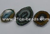 NGC1745 35*45mm - 45*60mm freeform opal gemstone connectors