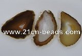 NGC224 50*70mm - 60*80mm freeform agate gemstone connectors