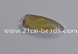 NGC5719 15*35mm - 16*45mm arrowhead citrine connectors