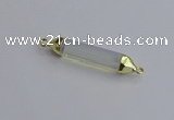 NGC5948 8*40mm tube opal connectors wholesale