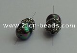 NGC6618 12*22mm - 13*20mm teardrop shell pearl connectors