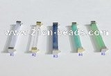 NGC7020 3*32mm cuboid  mixed gemstone connectors wholesale