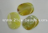 NGC72 40*55mm - 55*65mm freeform agate connectors wholesale