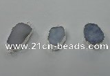 NGC99 18*25mm - 25*35mm freeform druzy agate connectors wholesale