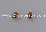 NGE253 8*12mm - 10*14mm nuggets druzy agate gemstone earrings
