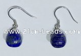 NGE426 10*10mm teardrop lapis lazuli earrings wholesale