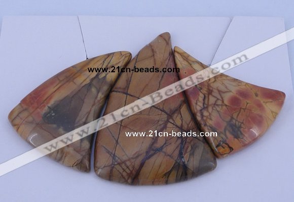 NGP07 Picasso jasper gemstone pendants set jewelry wholesale