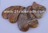 NGP08 Picasso jasper gemstone pendants set jewelry wholesale